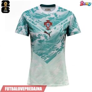 Lacne Ženy Futbalové dres Portugalsko MS 2026 Krátky Rukáv - Preč